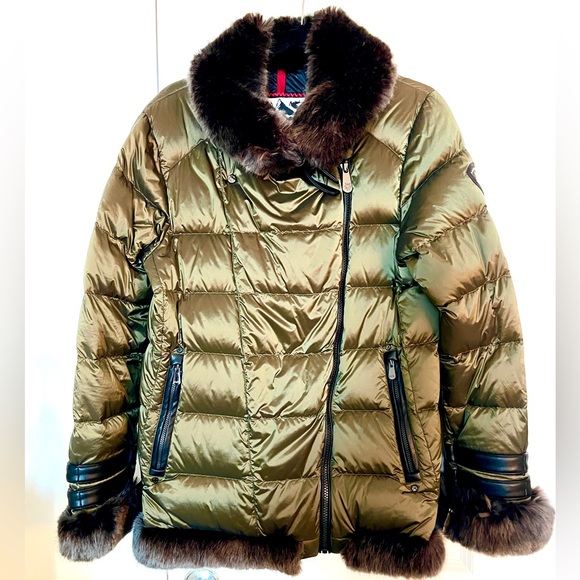 🎀HP🎀 NWOT ALP N ROCK JACKET M Warm Lining Faux Fur w Details Snow Skiing 🎀 - Picture 2 of 16